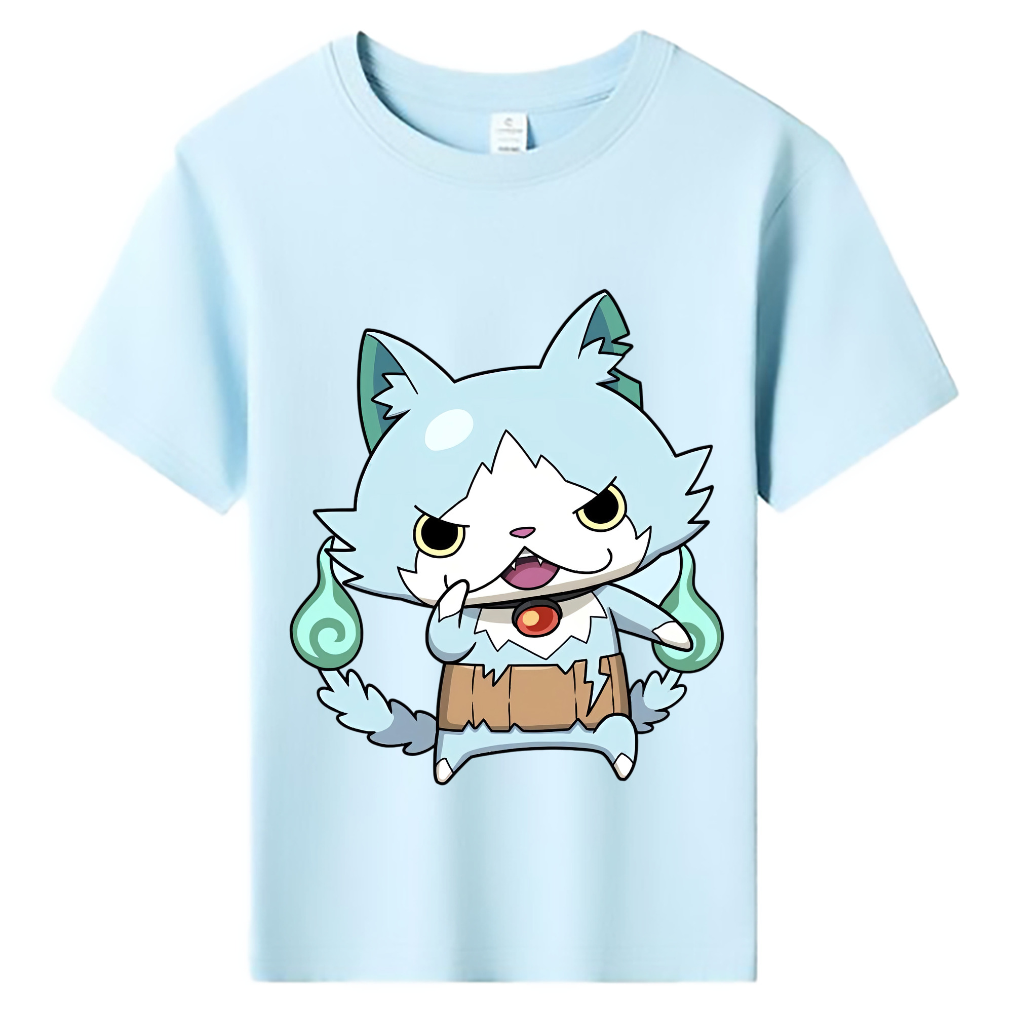（画像用） 妖怪ウォッチ Yo-kai Watch 綿100％キッズTシャツ（フロントプリント）